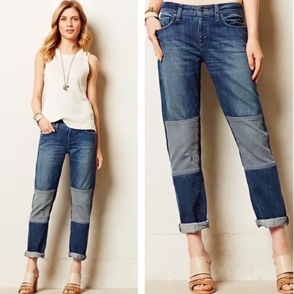 Pilcro and the Letterpress Denim - Anthropologie Pilcro and the Letterpress Patchwork Hyphen Jeans | 29